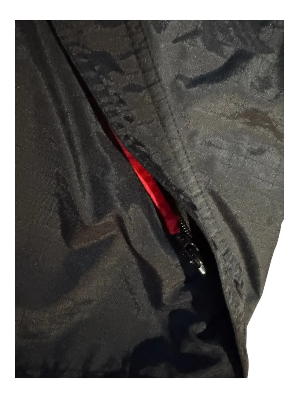 Vintage DM Apparel Packable Colorblock Windbreaker Jacket Men’s XL Red Black